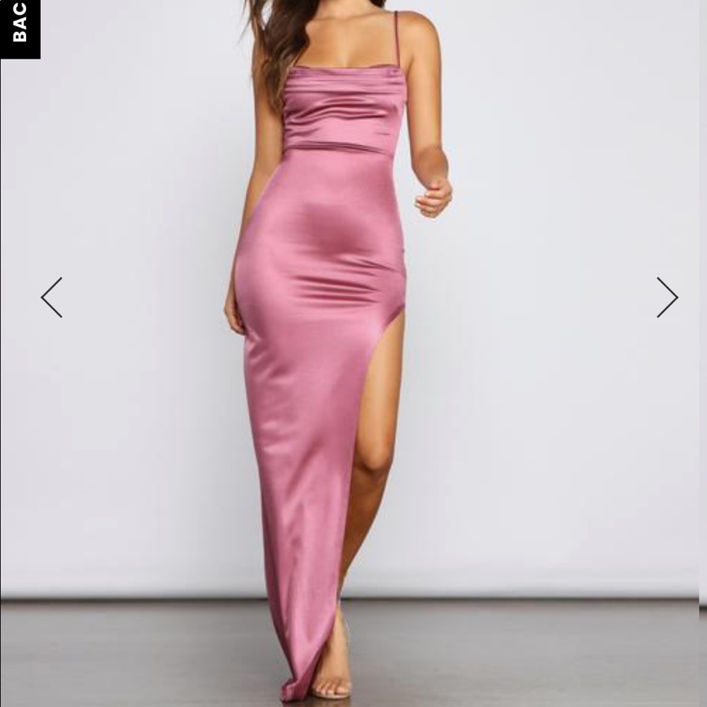 Midi slip dress